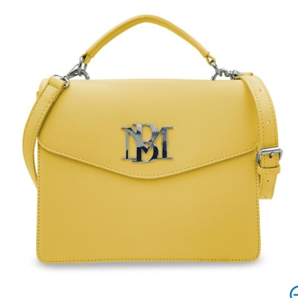 NEW! BADGLEY MISCHKA Crossbody Bag in Yellow